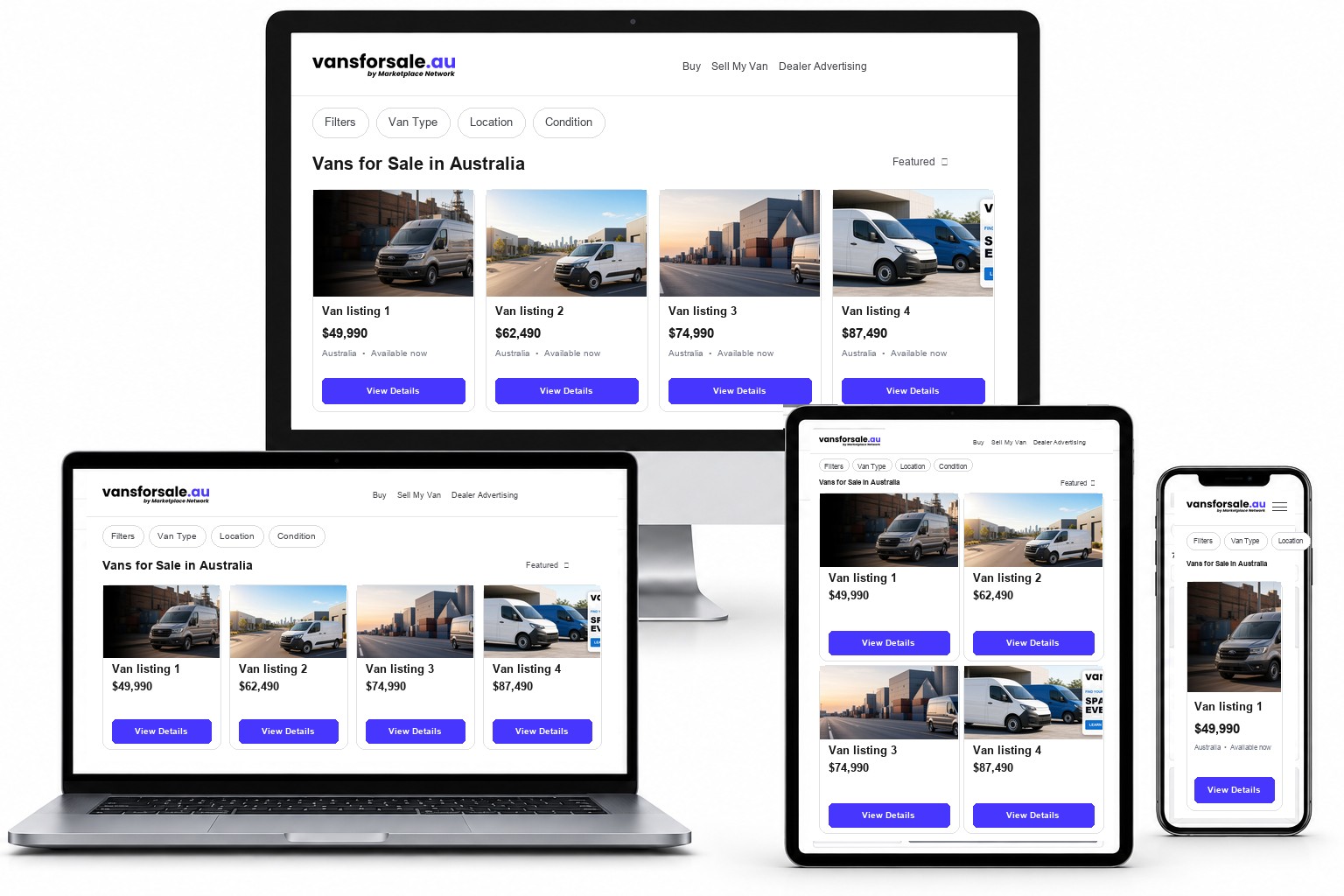 Vans For Sale Desktop